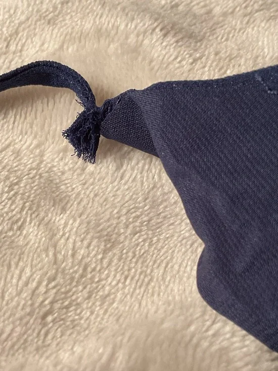 Lulus Auria Navy Blue Chiffon Drop Waist Square Neckline Maxi Dress NWT Small - Picture 15 of 15